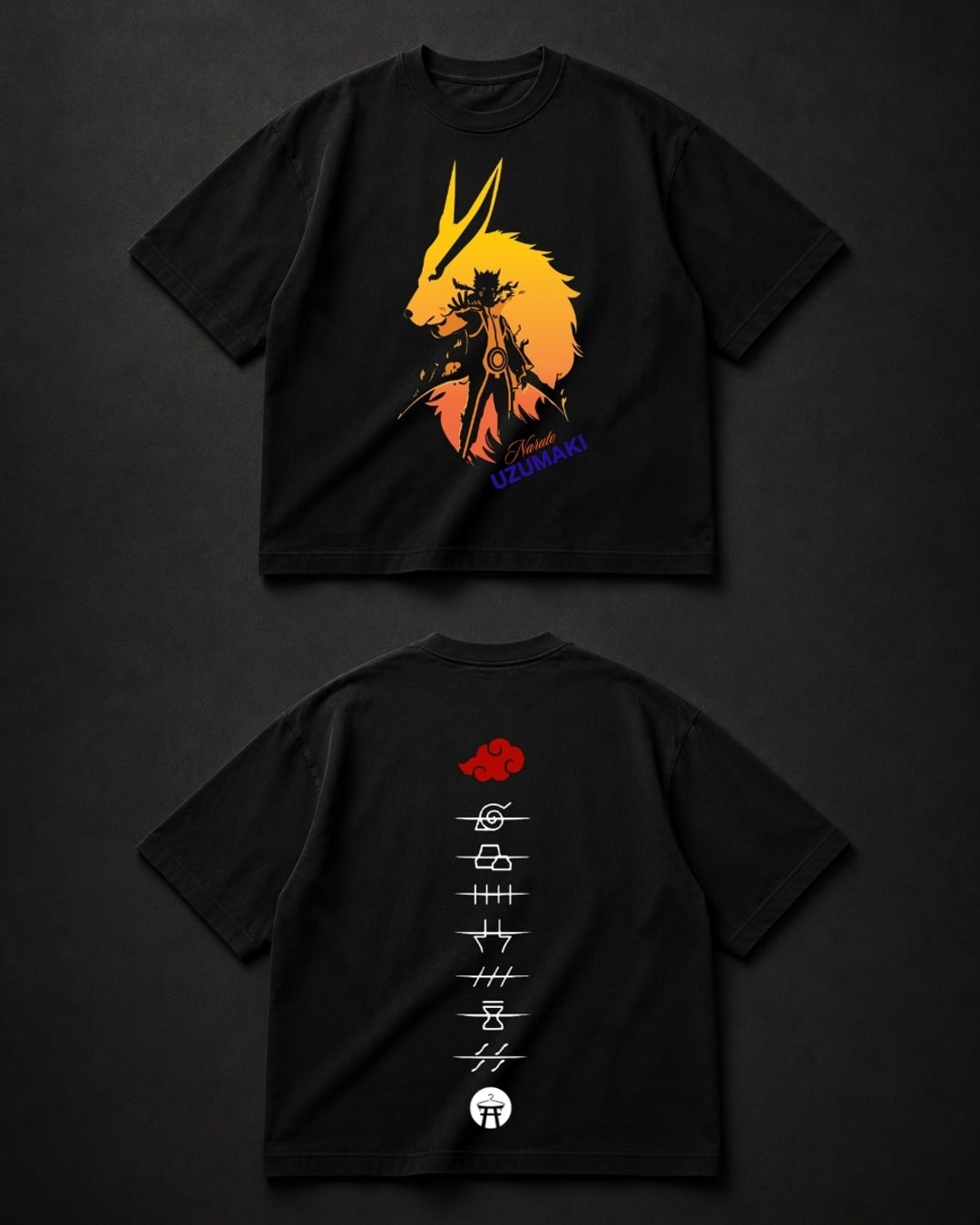 T-Shirt Naruto mode Kyubi — SHITA